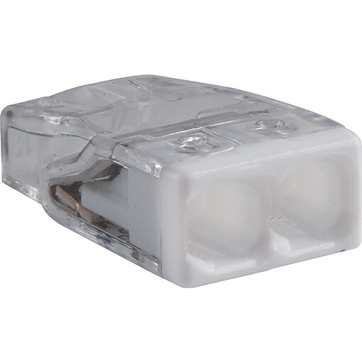 Connecteur WAGO 2,5/2 blanc